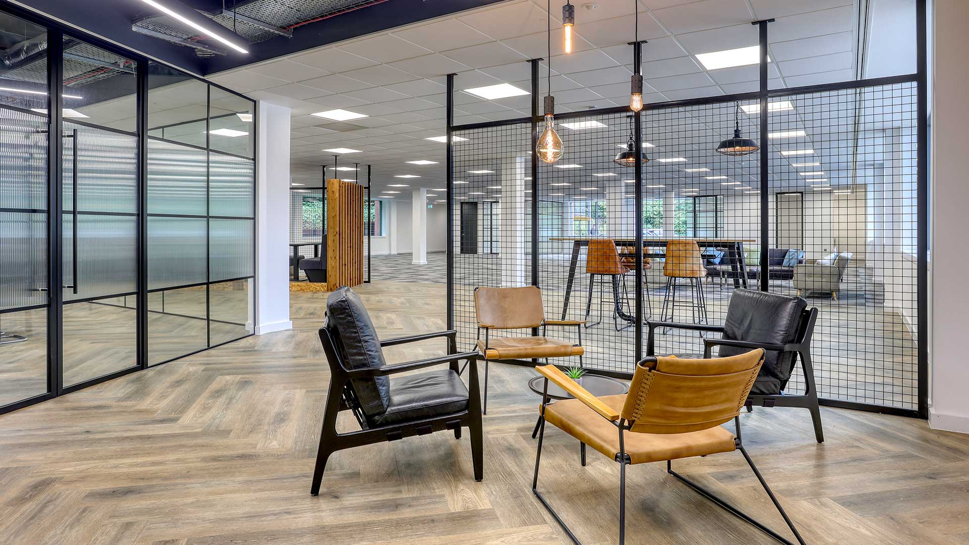 fully fitted and open plan Grade A office suites